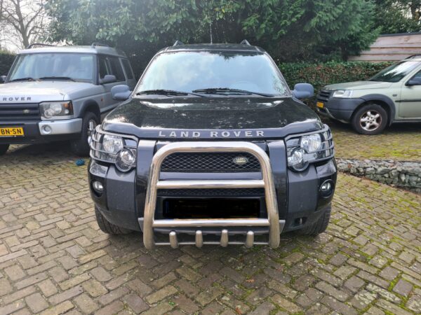 freelander 1 L314 2.5 V6 automaat hardtop uit 2004 kleur Java zwart ( 697 ) bekleding zwart leer / alcantara
