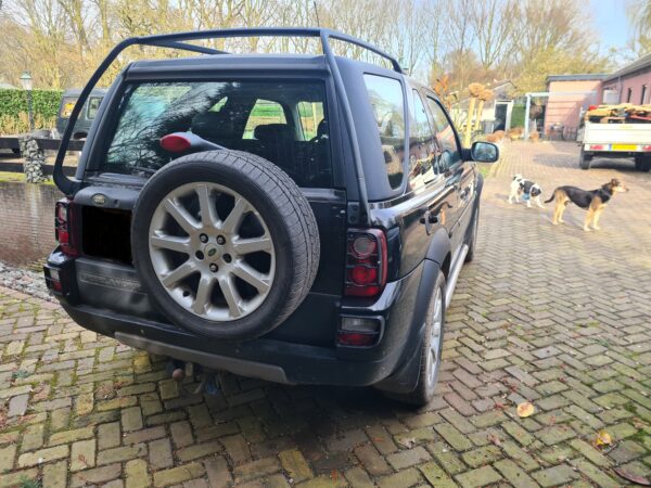 freelander 1 L314 2.5 V6 automaat hardtop uit 2004 kleur Java zwart ( 697 ) bekleding zwart leer / alcantara