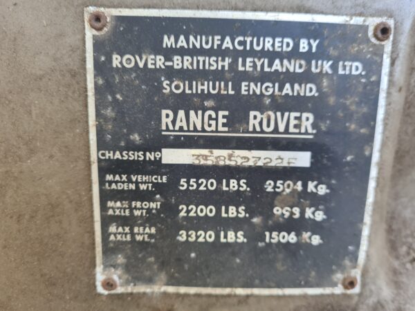 range rover classic 1979