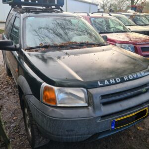 freelander 1 L314 stationwagon 1800 cc benzine , handgeschakeld kleur epson green grijskenteken met LPG met stoffen bekleding bouwjaar 2000