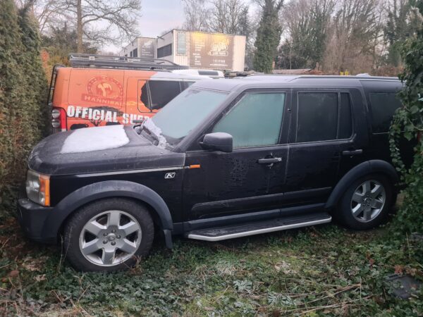 Discovery 3 L319 2.7 TDV6 Automaat zwart bouwjaar 2007 geel kenteken met beige leer 7 persoons