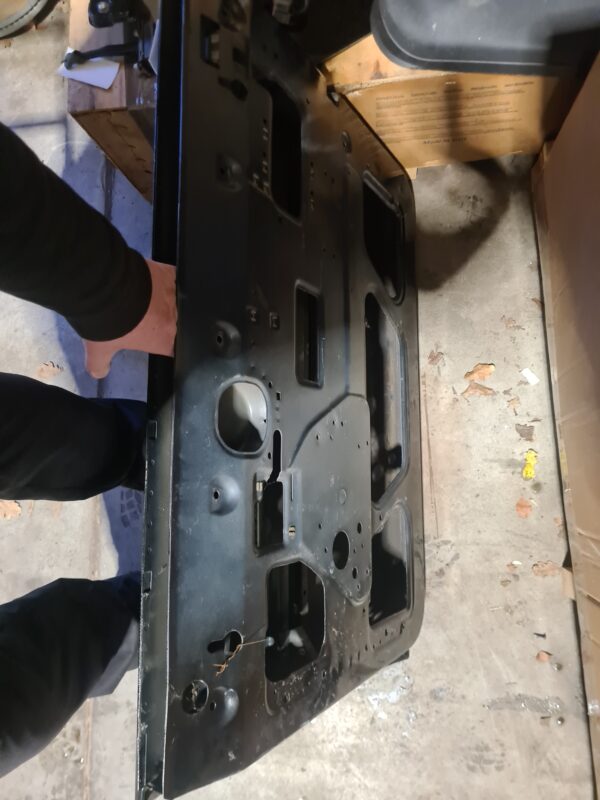 range rover classic achterscherm hoek rechts kleur zwart
