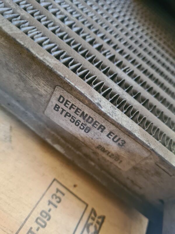 Defender L316 TD5 en TD4 puma intercooler