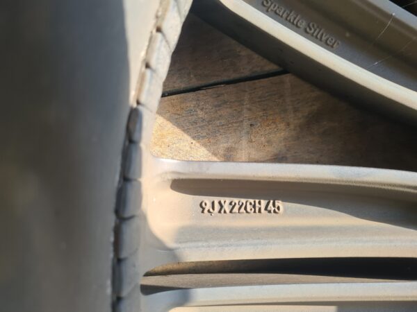 Range Rover L322 tot 2009 velg 8.5Jx20 " silver sparkle