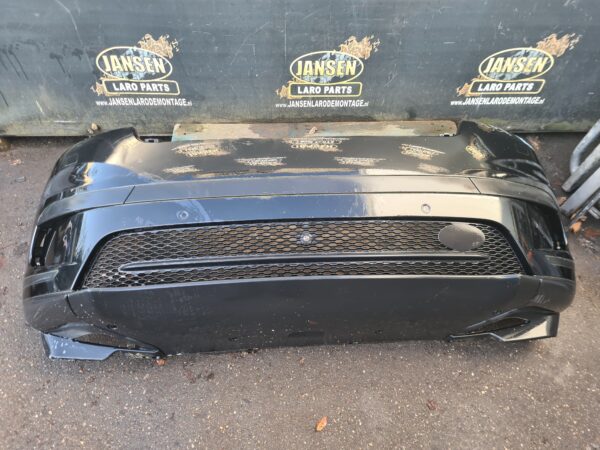 range rover Velar L560 voorbumper kaal kleur zwart santorini Black met 6x pdc, koplampsproeiers, camera , sleepoog cover en kabelboom , geen mistlamp voorbereiding model 2021