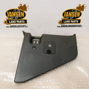 Range Rover P38 Afwerking samenstel-A stijl onder rechts zwart (dark granite) met kapje BTR5554LOY BTR1693LOY