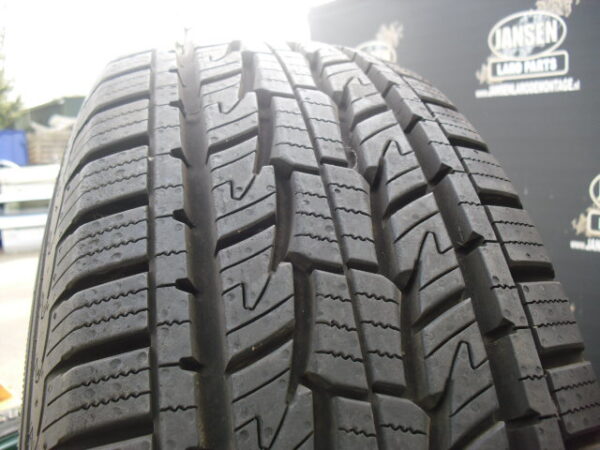 banden set met velg staal type zwaar uitgevoerd 16" x 7 J 7 stuks met General Grabber HTS 265x75xR16"