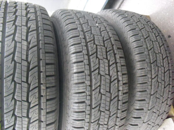 banden set met velg staal type zwaar uitgevoerd 16" x 7 J 7 stuks met General Grabber HTS 265x75xR16"