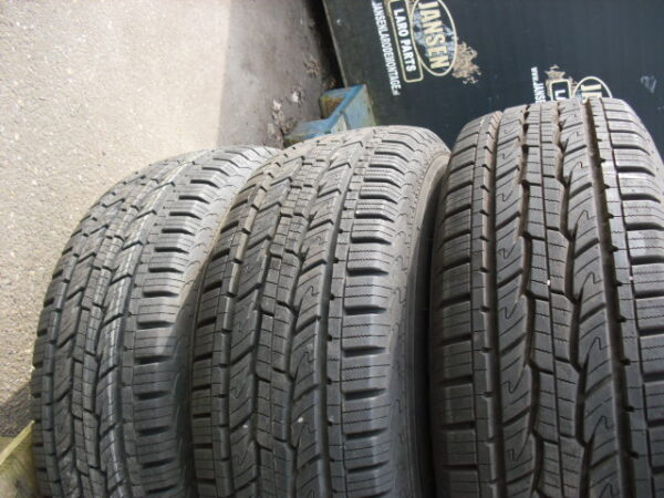 banden set met velg staal type zwaar uitgevoerd 16" x 7 J 7 stuks met General Grabber HTS 265x75xR16"