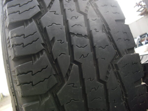 banden set met velg staal type zwaar uitgevoerd 16" x 7 J 7 stuks met General Grabber HTS 265x75xR16"