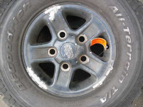 banden set met velg staal type zwaar uitgevoerd 16" x 7 J 7 stuks met General Grabber HTS 265x75xR16"