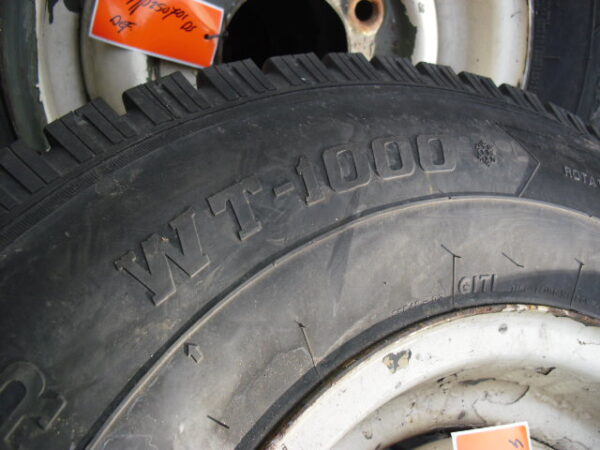 banden set met velg staal type zwaar uitgevoerd 16" x 7 J 7 stuks met General Grabber HTS 265x75xR16"