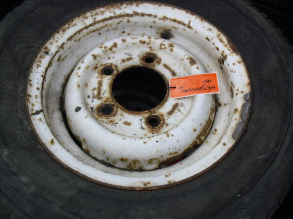 banden set met velg staal type zwaar uitgevoerd 16" x 7 J 7 stuks met General Grabber HTS 265x75xR16"