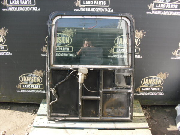 defender L316 achter deur compleet kleur rood met traanplaat