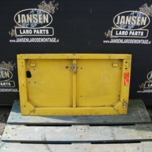 defender L316 achter deur compleet kleur rood met traanplaat