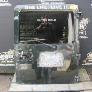 defender L316 achter deur compleet kleur wit met ophang punten gereedschap militair
