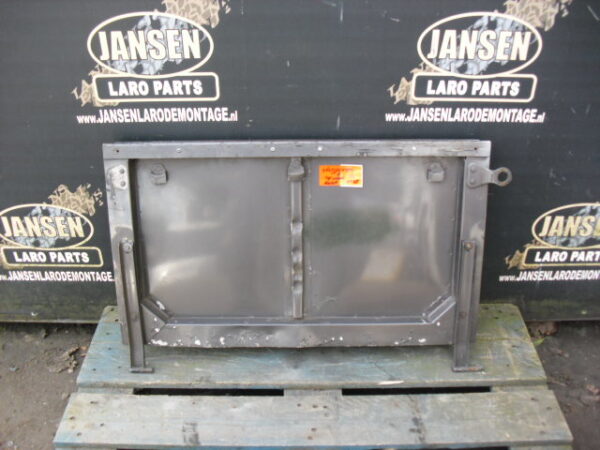 defender L316 achter deur compleet kleur wit met ophang punten gereedschap militair