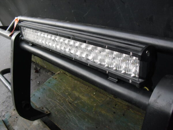 Side Step Defender L316 90 " set chroom dubbel buis