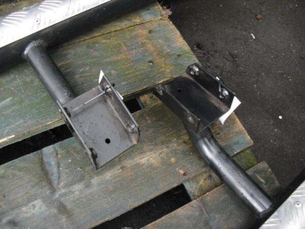 Side Step Defender L316 90 " set chroom dubbel buis