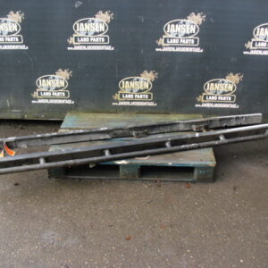 Side Step Defender L316 90 " set chroom dubbel buis