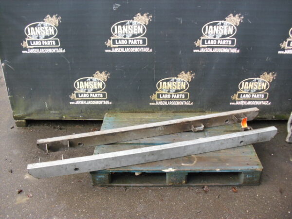 Side Step Defender L316 90 " set chroom dubbel buis