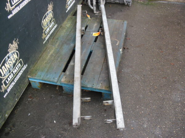 Side Step Defender L316 90 " set chroom dubbel buis