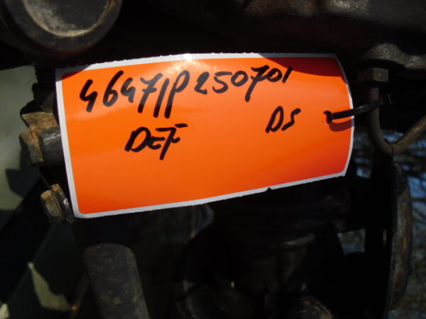 Defender L316 RHD vooras compleet 10 spline compleet met diff. beschermer en spoorstang en stuurstang beschermer tot 1994