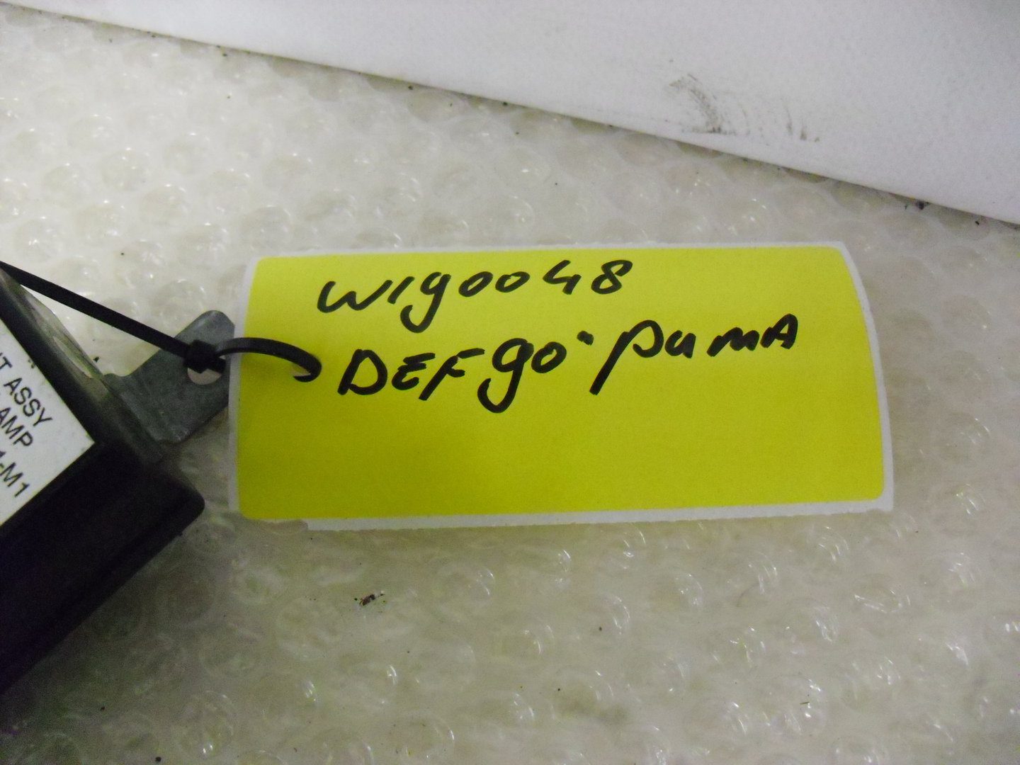 defender L316 puma mistlamp relais Jansen LaRo demontage