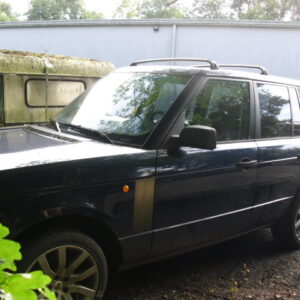 range rover L322 4.4 V8 benzine automaat bouwjaar 2002 kleur Oslo Blue ( 644 ) met leer kleur donker grijs