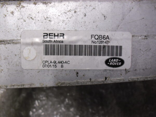range rover sport L494 linker lucht geleider radiateur