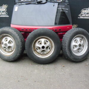 Range Rover Classic / Defender L316 Rostyle stalen velg geklonken 6.0jx16" gebruikt centergat 70 mm