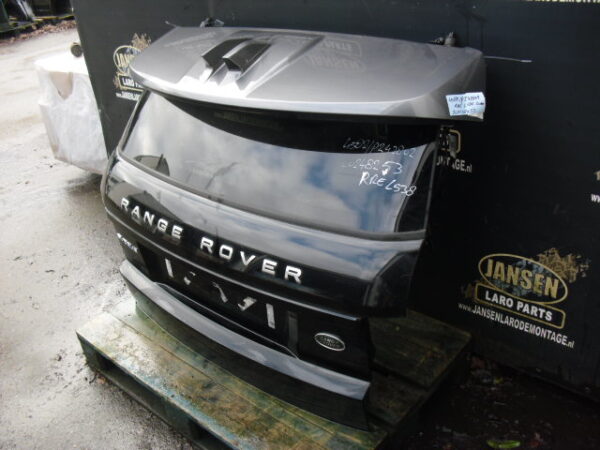 range rover L405 bovenste achterklep kleur silver kaal wel met ruit