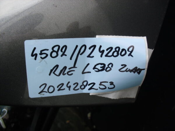 range rover L405 bovenste achterklep kleur silver kaal wel met ruit