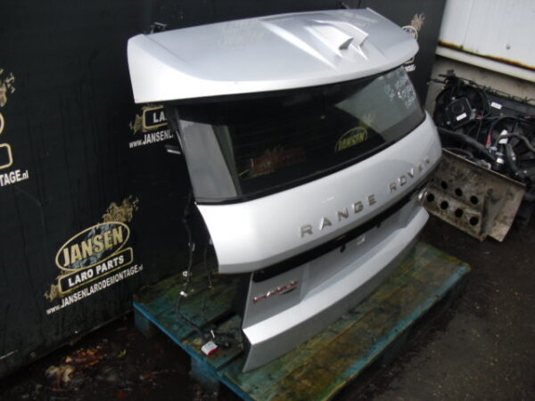 range rover L405 bovenste achterklep kleur silver kaal wel met ruit