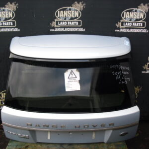 range rover L405 bovenste achterklep kleur silver kaal wel met ruit